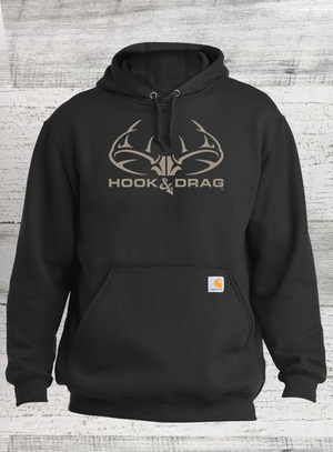 HD Big Buck - Carhartt ® Midweight Hooded Sweatshirt - Moss, Black, Carbon Heather