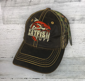 Catfish Tuff OG - Port Authority - Brown Pigment Print Camouflage Cap - Mossy Oak Break up