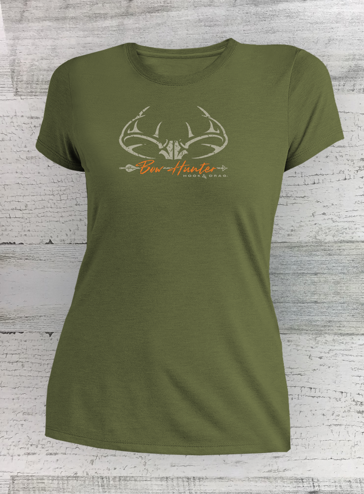 Ladies HD Bow Hunter I- Short Sleeve -Women’s Perfect Tri ® Tee